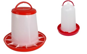 Zestaw 3l + 3kg, biało/czerwony