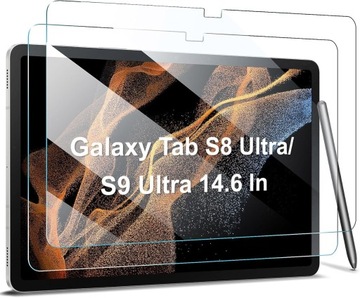 Szkło ochronne ekranu do Samsung Galaxy Tab S8 S9 ULTRA 2 szt 14,6 cala