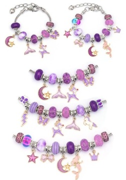 Набор детских браслетов с героями мультфильмов своими руками