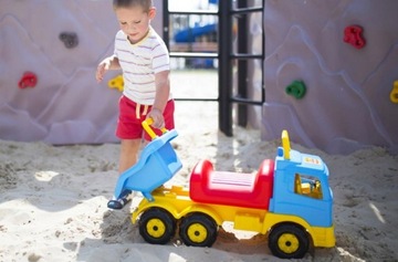 Самосвал-самосвал 3в1 для большого автомобиля-толкателя Полесье