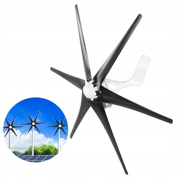 TURBINA WIATROWA GENERATOR 800W 48V 6 OSTRZY