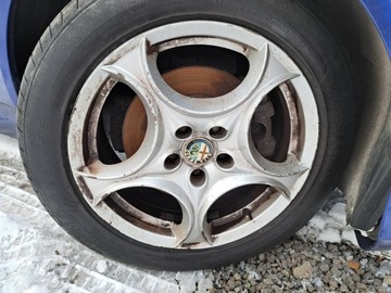 4× DISK HLINÍK ALFA ROMEO OE BRERA 7.0" X 17" 5X110