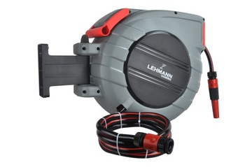 BĘBEN ZWIJACZ NA WĄŻ OGRODOWY AUTOMATYCZNY 22M WĘŻA ZŁACZE 1/2 3/4 AUTOMAT