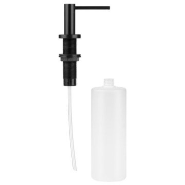 ДОЗАТОР ЖИДКОГО МЫЛА ЧЕРНЫЙ ДЛЯ РАКОВИНЫ ЖИДКИЙ НАСОС