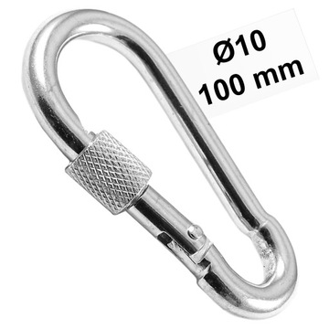 Karabińczyk z tulejką 10 mm do HUŚTAWKI