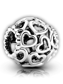 Charms Serce serduszko Zawieszka Srebro 925