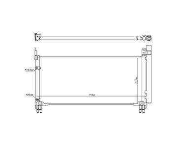 CHLADIČ KLIMATIZACE LEXUS RX350/450H 15 - 22 8846048220