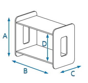 DRONE S EKO модульная детская/молодежная полка
