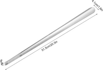 ЛОЖКА ДЛЯ ОБУВИ МЕТАЛЛИЧЕСКАЯ, БОЛЬШАЯ, ДЛИННЫЙ КРЮК