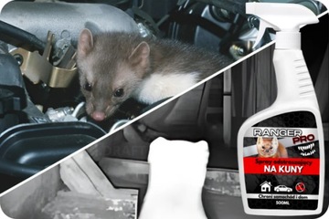 KUNA Ball + RANGER PRO Spray zestaw, straszak kun, gryzoni AUTO DOM GARAŻ