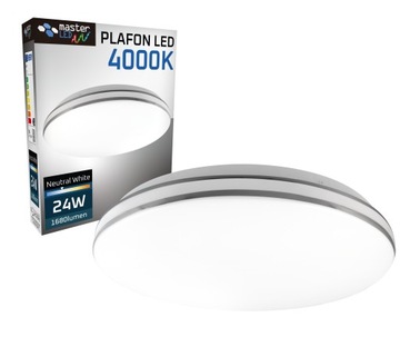 Plafon LED 24W NATYNKOWY sufitowy oprawa LAMPA panel