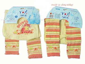 104-110 GETRY LEGGINSY KALESONY bawełniane YO!