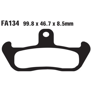 Klocki hamulcowe EBC FA134 organiczne