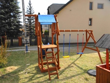 PLAC ZABAW DREWNIANY DO OGRODU WESOŁY PLAC
