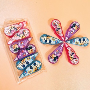 6x MINI KOREKTOR SZKOLNY MOTYW MYSZKA MICKEY MOUSE DISNEY ZESTAW