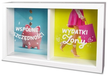 SKARBONKA NA PREZENT DLA ŻONY WSPÓLNE OSZCZĘDNOSCI NA WYDATKI ŻONY GOTÓWKA
