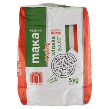 MĄKA PSZENNA DO PIZZY NA PIZZE TYP 00 5KG POLSKA STOISŁAW