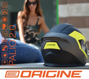 Шлем ORIGINE PALIO 2.0 SCOUT черный матовый серый XL