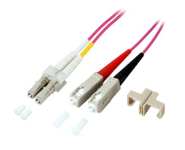 Patchcord Światłowodowy LC-SC Duplex OM4 2 m