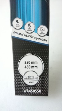 ЩЕТКИ ПЕРЕДНЕГО СТЕКЛООЧИСТИТЕЛЯ OPEL ASTRA H 450/550 OXIMO WA450550