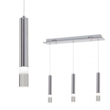 MILAGRO LAMPA WISZĄCA ICE 15W LED TUBY WISZĄCE