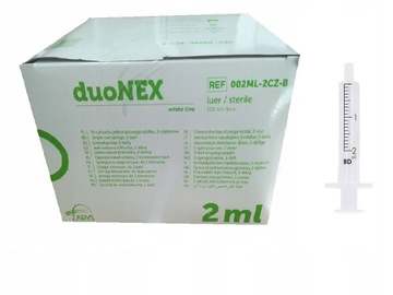 STRZYKAWKI 2 ml 100 sztuk duoNEX ZARYS