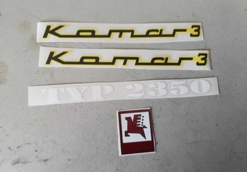Komar 3 komar 2350 kpl naklejek naklejki