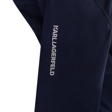 Karl Lagerfeld bluza męska rozpinana z kapturem granatowa 705042 XL