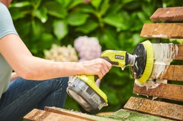 БЕСПРОВОДНАЯ ВРАЩАЮЩАЯСЯ ЩЕТКА ДЛЯ ОЧИСТКИ 18 В RYOBI R18CPS