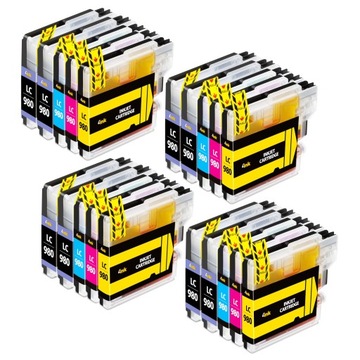 20x TUSZ LC980 DO BROTHER DCP-145C 165C 195C 375CW