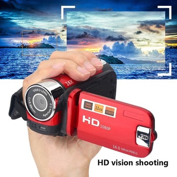 Цифровая видеокамера HD 16X, вращающаяся видеокамера DV