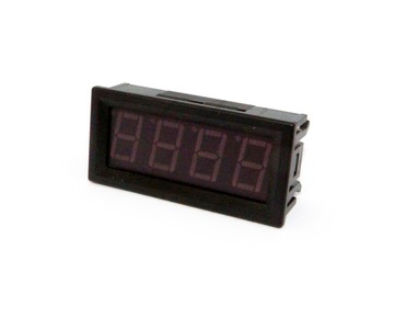 Монтажный вольтметр 0,56 дюйма 0–100 В, 4 цифры, красный