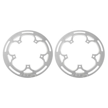 2x osłona tarczy roweru szosowego łańcuch BCD130 52T