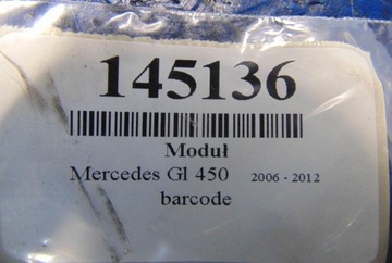 MERCEDES GL W164 MODUL SEDADLA A1648703726