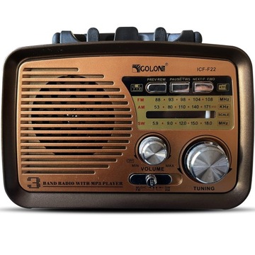 RADIO KUCHENNE RETRO FM PRZENOŚNE BLUETOOTH USB SD