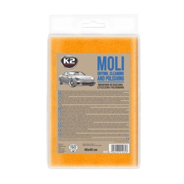 K2 MOLI 40x40cm MIKROFIBRA DO OSUSZANIA GRUBA