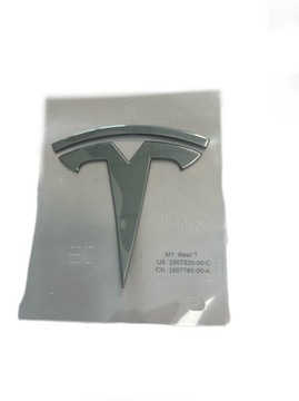Tesla MODEL Y EMBLEMAT POKRYWY BAGAŻNIKA KLAPY TYLNEJ 1607786-00-A NOWY
