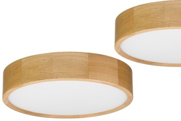 Lampa sufitowa LEJA Plafon fi375 DĄB do salonu sypialni kuchni łazienki