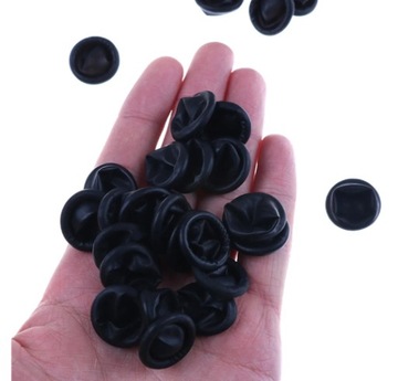 Защитные накладки на пальцы, 100 шт, черные Prima Derma