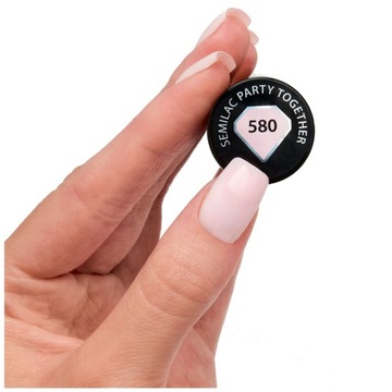 SEMILAC LAKIER HYBRYDOWY 580 PARTY TOGETHER 7ml