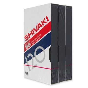 VHS Shivaki Cassette 120 мин. Отличный набор качества 3x