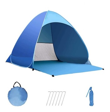 NAMIOT PLAŻOWY 2-osobowy 165×150×110cm piknik
