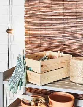 ИКЕА КНАГГЛИГ Ящик сосна 46x31x25 см