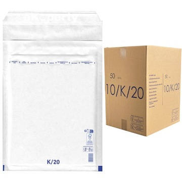KOPERTY BĄBELKOWE PREMIUM K20 BIAŁE 50SZT. TOP