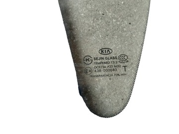 KIA SOUL I 09-13R SKLO (OKNO) KAROSERIE LEVÝ ZADNÍ