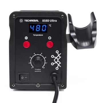 МАШИНА ДЛЯ СВАРКИ ПЛАСТИКА Techrebal 858D ULTRA 750W ПП связующее СОПЛА НО бесплатно