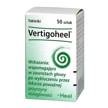 HEEL Vertigoheel zawroty głowy 50 tabletek