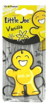 ZAPACH SAMOCHODOW LISTEK Z GUMKĄ LITTLE JOE VANILA