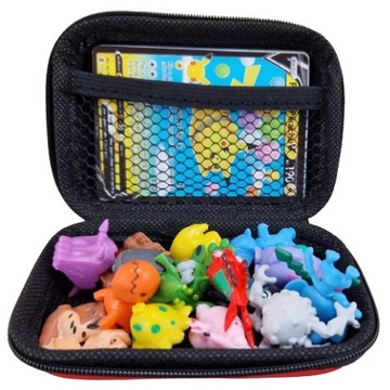 КАРТОЧКИ ПОКЕМОНОВ + ФИГУРКИ ПОКЕМОНОВ 24 ШТ. + КОРОБКА-ЧЕХОЛ