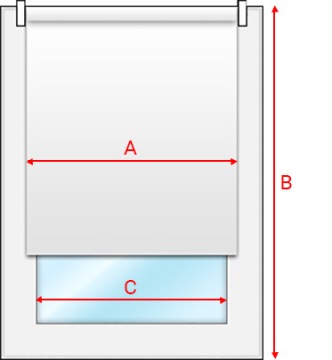Рулонные шторы День и Ночь Мини Рулонные шторы 73х215см LUX
